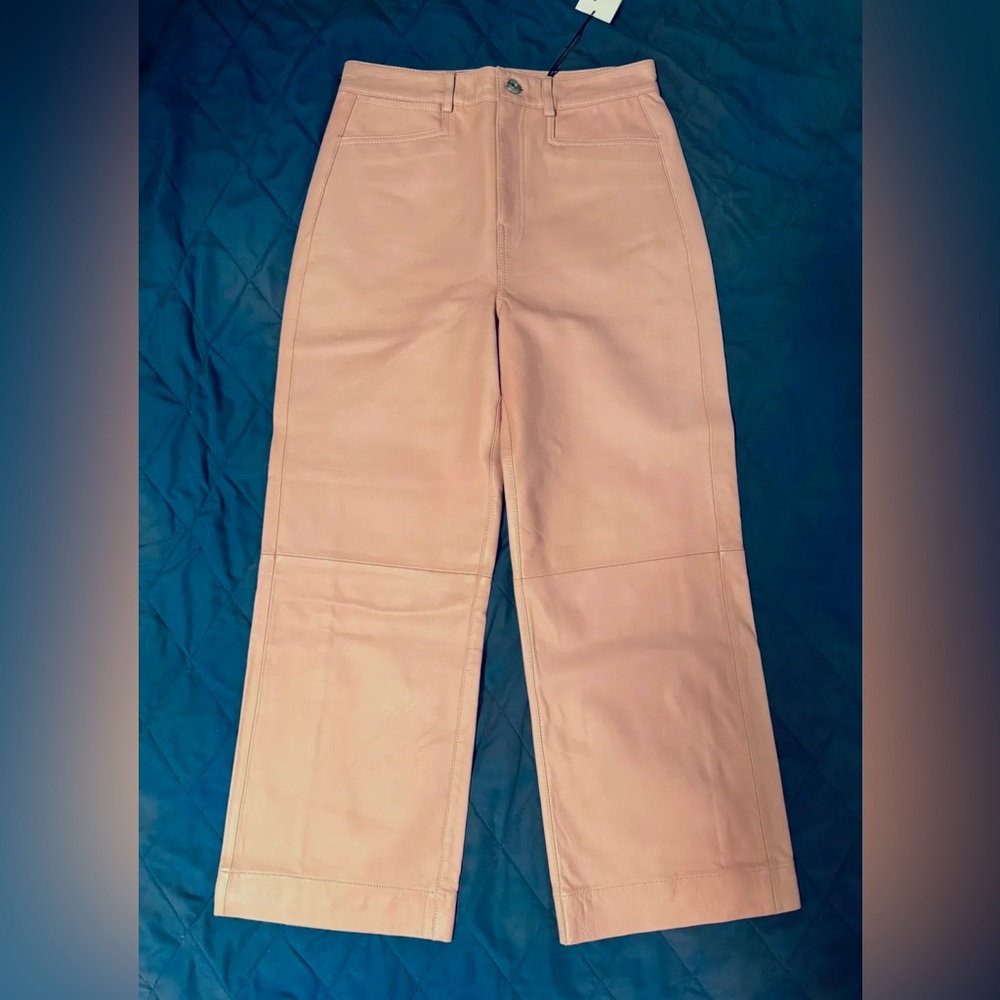 Proenza Schouler pink Leather Culottes